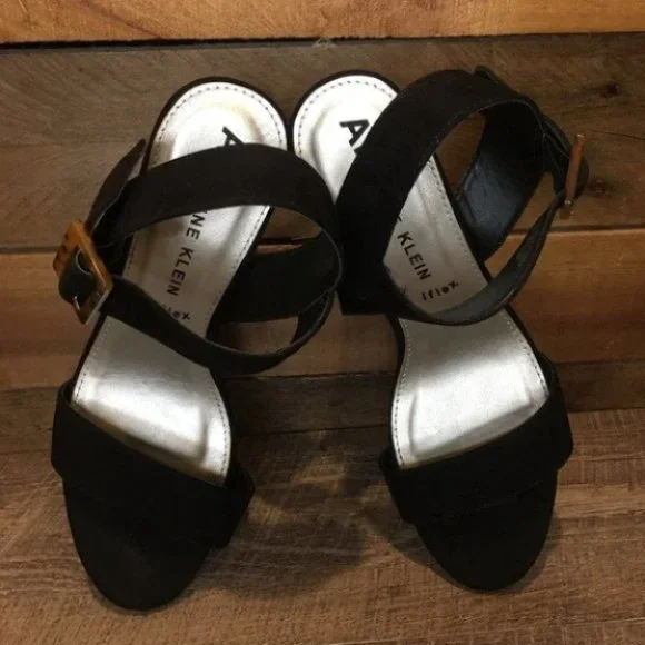 NEW Anne Klein Hibiscus Wedge Sandal - Picture 4 of 10
